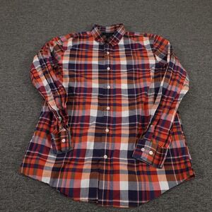 Banana Republic Shirt Mens Large Multicolor Plaid Button Down Long Sleeve